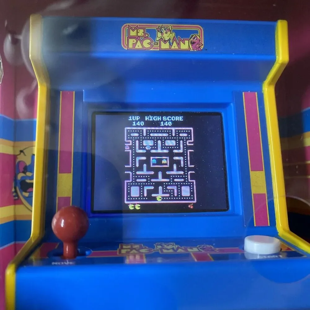 Arcade Classics Ms. Pac-Man Mini Retro Arcade Game 2024 Basic Fun New